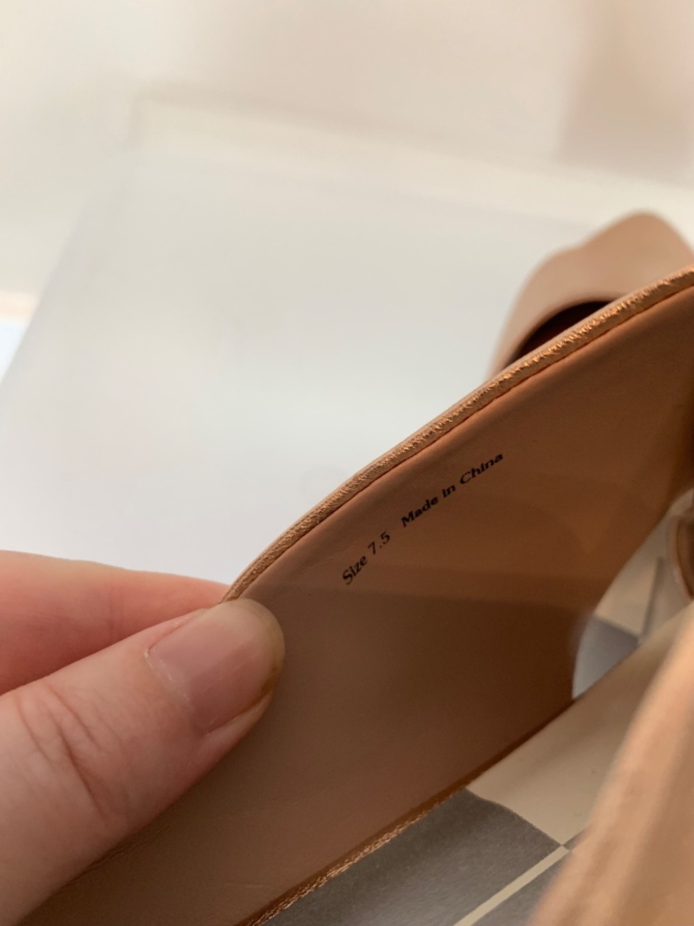Dolce Vita Camia Mule Rose Gold Leather 7.5 - Picture 10 of 10